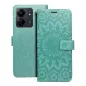 XIAOMI Redmi 13C Wallet Cases MEZZO Book Mandala  Green 