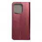 XIAOMI Redmi Note 13 4G Wallet Cases Smart Magneto book Burgundy 