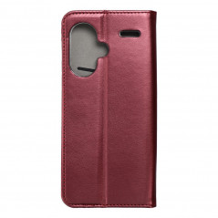 XIAOMI Redmi Note 13 Pro Plus 5G Wallet Cases Smart Magneto book Burgundy 