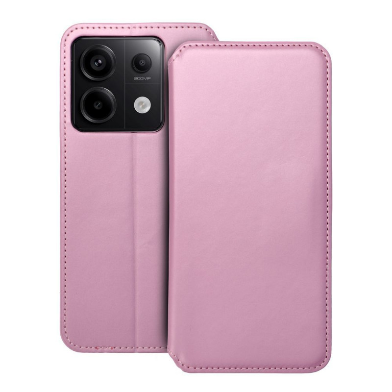 XIAOMI Redmi Note 13 Pro 5G Wallet Cases Dual Pocket book Light pink 