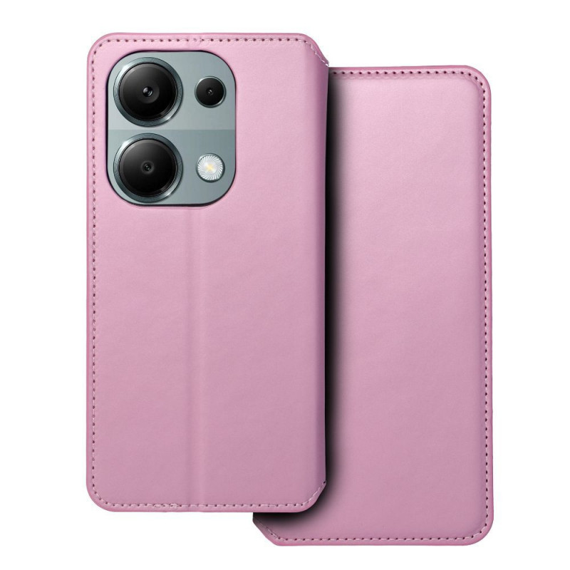 XIAOMI Redmi Note 13 Pro 4G Wallet Cases Dual Pocket book Light pink 