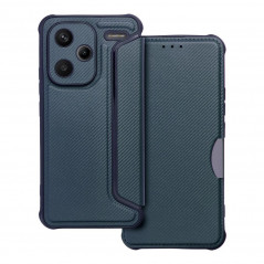 XIAOMI Redmi Note 13 Pro Plus 5G Wallet Cases Razor Book Carbon Fibre, Carbon pattern  Blue 