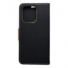 XIAOMI Redmi Note 13 4G Wallet Cases CANVAS Book Black 