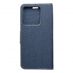 XIAOMI Redmi Note 13 5G Wallet Cases CANVAS Book Navy blue 