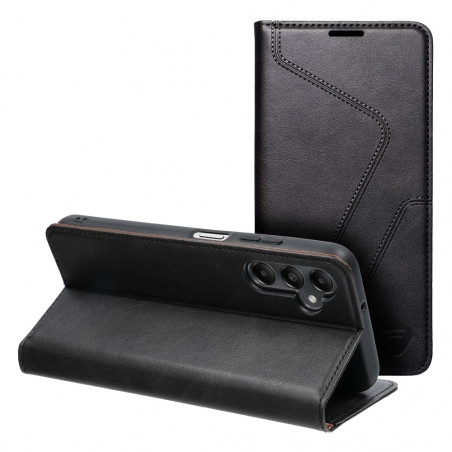 Samsung Galaxy A05s Wallet Cases Forcell F-PROTECT RFID Blocker Book Elegant  Black 