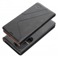 Samsung Galaxy A14 5G Wallet Cases Forcell F-PROTECT RFID Blocker Book Elegant  Black 