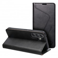 Samsung Galaxy A54 Wallet Cases Forcell F-PROTECT RFID Blocker Book Elegant  Black 