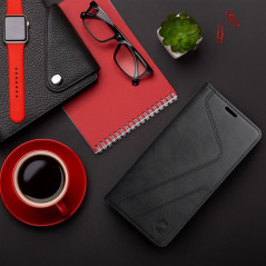 XIAOMI Redmi 12C Wallet Cases Forcell F-PROTECT RFID Blocker Book Elegant  Black 