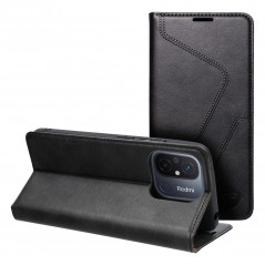 XIAOMI Redmi 12C Wallet Cases Forcell F-PROTECT RFID Blocker Book Elegant  Black 