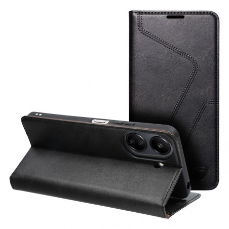 XIAOMI Redmi 13C Wallet Cases Forcell F-PROTECT RFID Blocker Book Elegant  Black