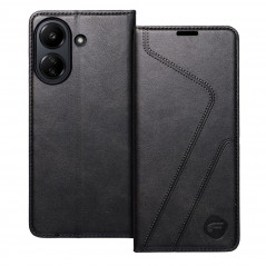 XIAOMI Redmi 13C Wallet Cases Forcell F-PROTECT RFID Blocker Book Elegant  Black 