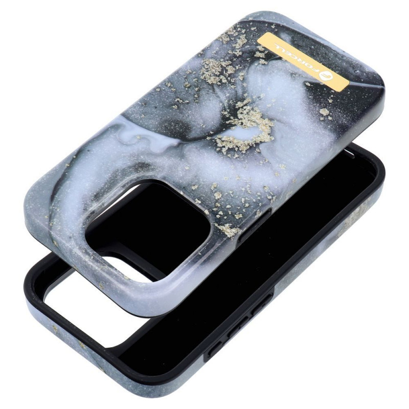 Apple iPhone 14 Case Forcell F-Pprotect Mirage MagSAFE  Marble mist 