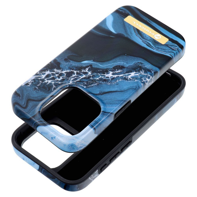 Apple iPhone 14 Case Forcell F-Pprotect Mirage MagSAFE  Ocean marble 