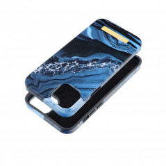 Apple iPhone 14 Plus Case Forcell F-Pprotect Mirage MagSAFE  Ocean marble 