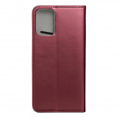 Motorola Moto G24 Wallet Cases Smart Magneto book Burgundy 