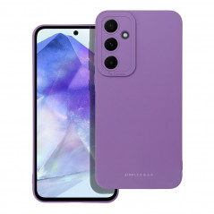 Samsung Galaxy A55 Case Roar Luna Monochrome, Stylish, An aesthetic accessory  Violet 