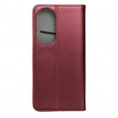 Honor X7b Wallet Cases Smart Magneto book Burgundy 