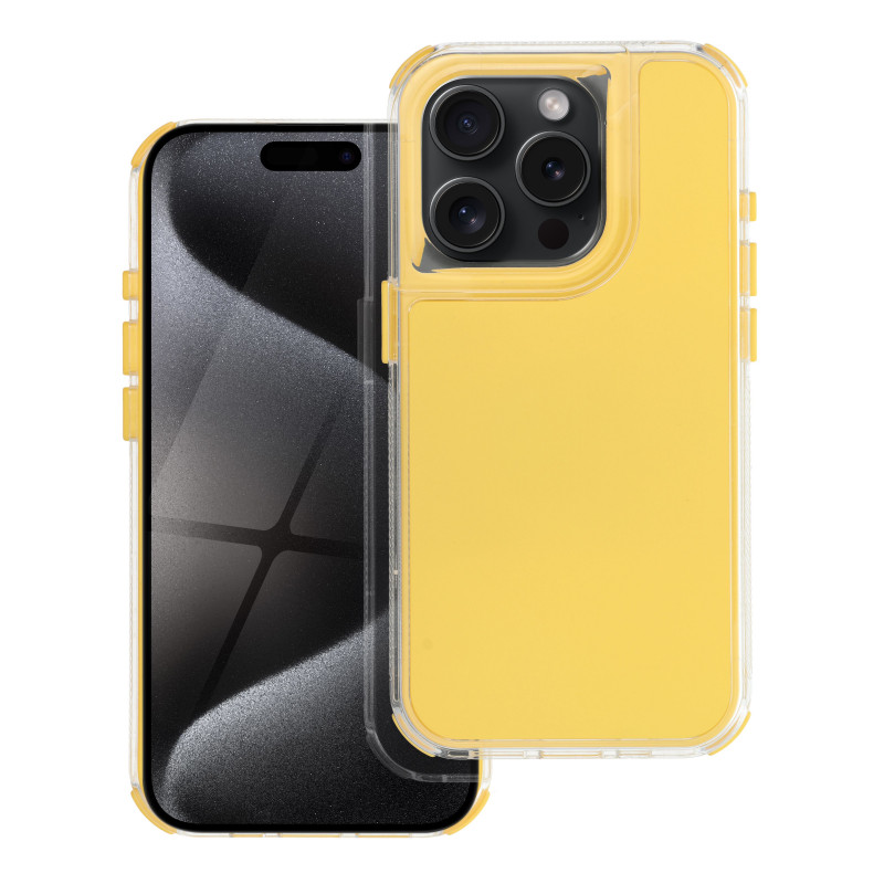 Apple iPhone 15 Pro Case MATRIX Yellow 