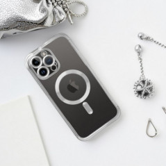 Apple iPhone 15 Case Electro Mag MagSAFE  Silver 