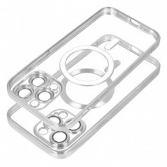 Apple iPhone 14 Case Electro Mag MagSAFE  Silver 