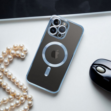 Apple iPhone 15 Pro Case Electro Mag MagSAFE Blue