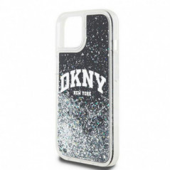 Apple iPhone 11 Case DKNY Liquid Glitters Arch Logo Black 