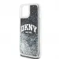 Apple iPhone 11 Case DKNY Liquid Glitters Arch Logo Black 