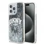 Apple iPhone 13 Pro Max Case DKNY Liquid Glitters Arch Logo Black 