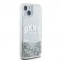 Apple iPhone 15 Case DKNY Liquid Glitters Arch Logo White 