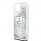 Apple iPhone 15 Case DKNY Liquid Glitters Arch Logo White 