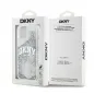 Apple iPhone 15 Case DKNY Liquid Glitters Arch Logo White 