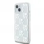 Apple iPhone 15 Case DKNY Liquid Glitters Checkered Pattern White 