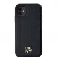 Apple iPhone 11 Case DKNY Pu Repeat Pattern Stack Logo MagSAFE  Black 