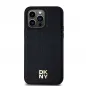 Apple iPhone 13 Pro Case DKNY Pu Repeat Pattern Stack Logo MagSAFE  Black 