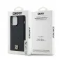 Apple iPhone 13 Pro Case DKNY Pu Repeat Pattern Stack Logo MagSAFE  Black 