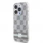 Apple iPhone 13 Pro Case DKNY Checkered Pattern Printed Stripes MagSAFE  Beige 