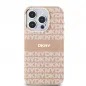 Apple iPhone 13 Pro Max Case DKNY Repeat Texture Pattern Stripe MagSAFE  Pink 