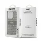 Apple iPhone 15 Pro Case DKNY Repeat Texture Pattern Stripe MagSAFE  Beige 