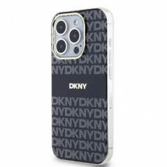 Apple iPhone 13 Pro Max Case DKNY Repeat Texture Pattern Stripe MagSAFE  Black 