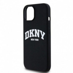 Apple iPhone 11 Case DKNY Silicone White Arch Logo MagSAFE  Black 