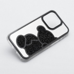 Apple iPhone 15 Case Teddy bear Black 