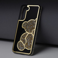 Samsung Galaxy S22 Case Teddy bear Gold 