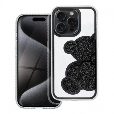 Apple iPhone 12 Pro Case Teddy bear Black