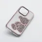 Apple iPhone 14 Pro Case Teddy bear Pink 