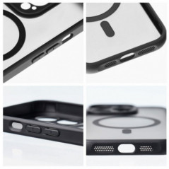 Apple iPhone 16 Case Matte Mag Cove MagSAFE  Black 