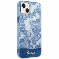 Apple iPhone 14 Case Guess IML Electro Cam TDJ Blue