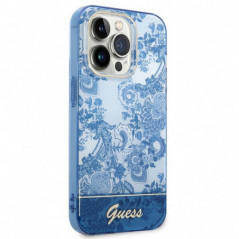 Apple iPhone 14 Pro Max Case Guess IML Electro Cam TDJ Blue 