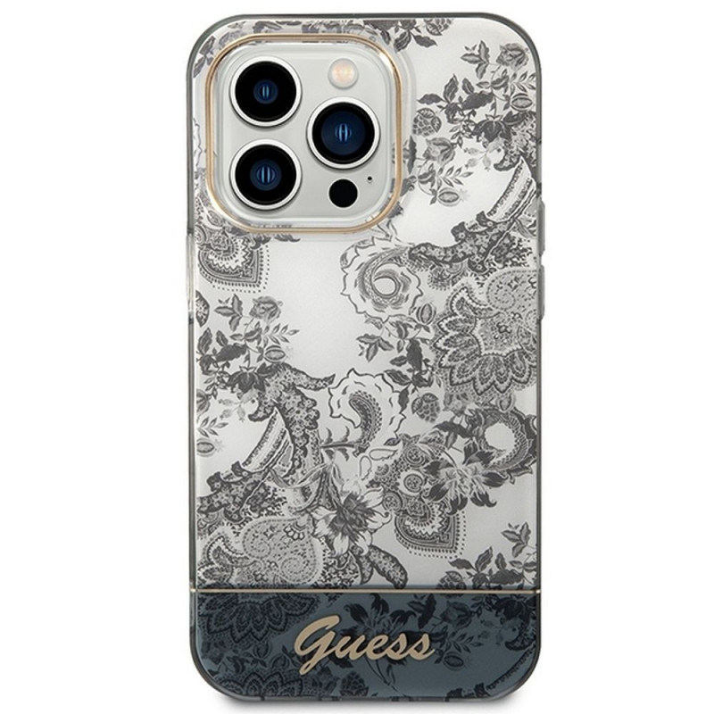 Apple iPhone 14 Pro Case Guess IML Electro Cam TDJ Grey 