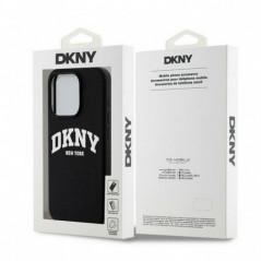 Apple iPhone 13 Pro Case DKNY Silicone White Arch Logo MagSAFE  Black 