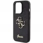 Apple iPhone 15 Pro Case Guess Fixed Glitter Big 4G Black 